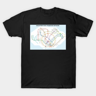 Singapore MRT Map T-Shirt